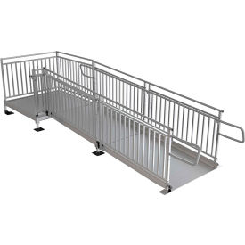 EZ-ACCESS® Pathway®HD Code Compliant Wheelchair Ramp Kit 12' X 48