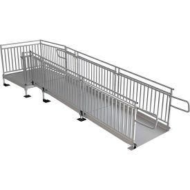 EZ-ACCESS® Pathway®HD Code Compliant Wheelchair Ramp Kit 14' X 48