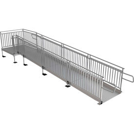 EZ-ACCESS® Pathway®HD Code Compliant Wheelchair Ramp Kit 20' X 48
