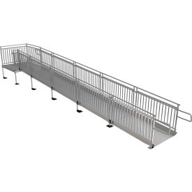EZ-ACCESS® Pathway®HD Code Compliant Wheelchair Ramp Kit 28' X 48
