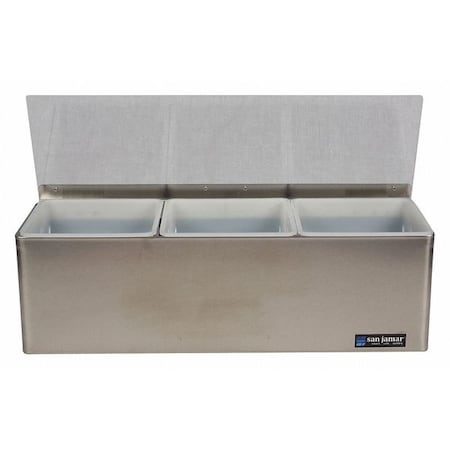 Garnish Center, 3 qt., Plex Lids MPN:B6183L