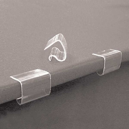 Table Cloth Clip, Rigid PVC, PK250 MPN:EZTCC