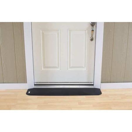 ADA Compliant Ramp, Matte, Black, 7/8