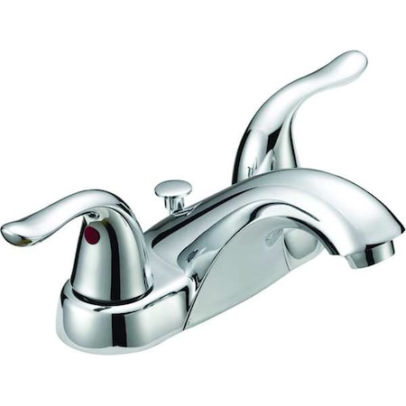 Manual Low Arc Bathroom Faucet, 4