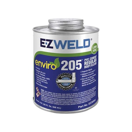 Pipe Cement, 32 fl oz, Clear MPN:EZ30504N