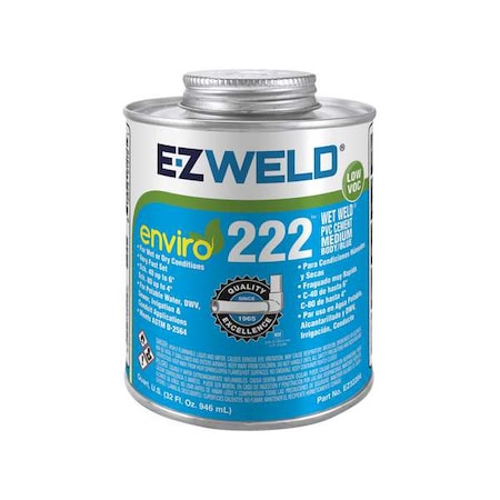 Pipe Cement, 32 fl oz, Blue MPN:EZ32204N