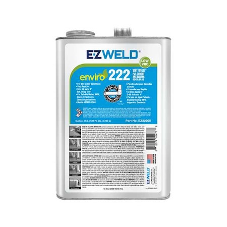 Pipe Cement, 1 gal, Blue MPN:EZ32205N
