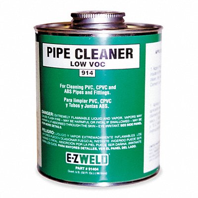 Cleaner 16 Oz Clear PVC CPVC ABS MPN:21403