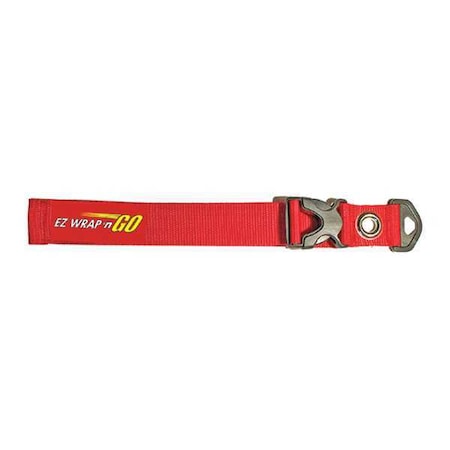 Strap, Red, Nylon, 12 in. L, 1-1/2 in. W MPN:EZWRAPNGO