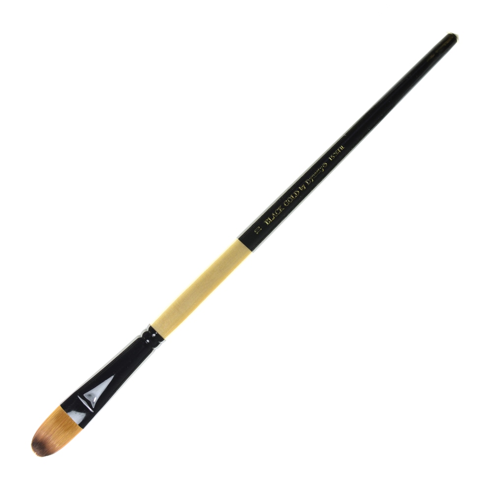 Dynasty Long-Handled Paint Brush 1526FIL, Size 10, Filbert Bristle, Nylon, Multicolor MPN:12170