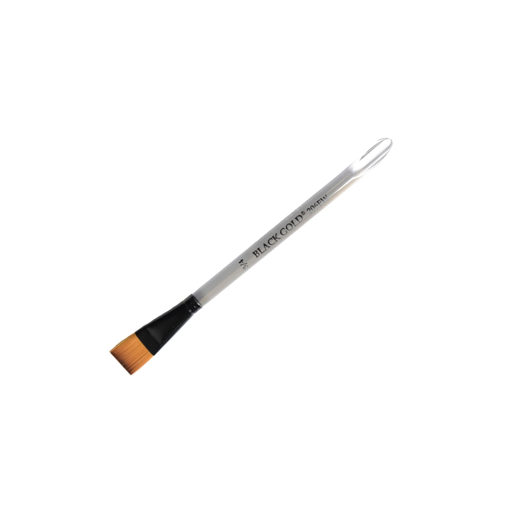 Dynasty Paint Brush, 3/4in, Flat Bristle, Synthetic, Clear MPN:12257