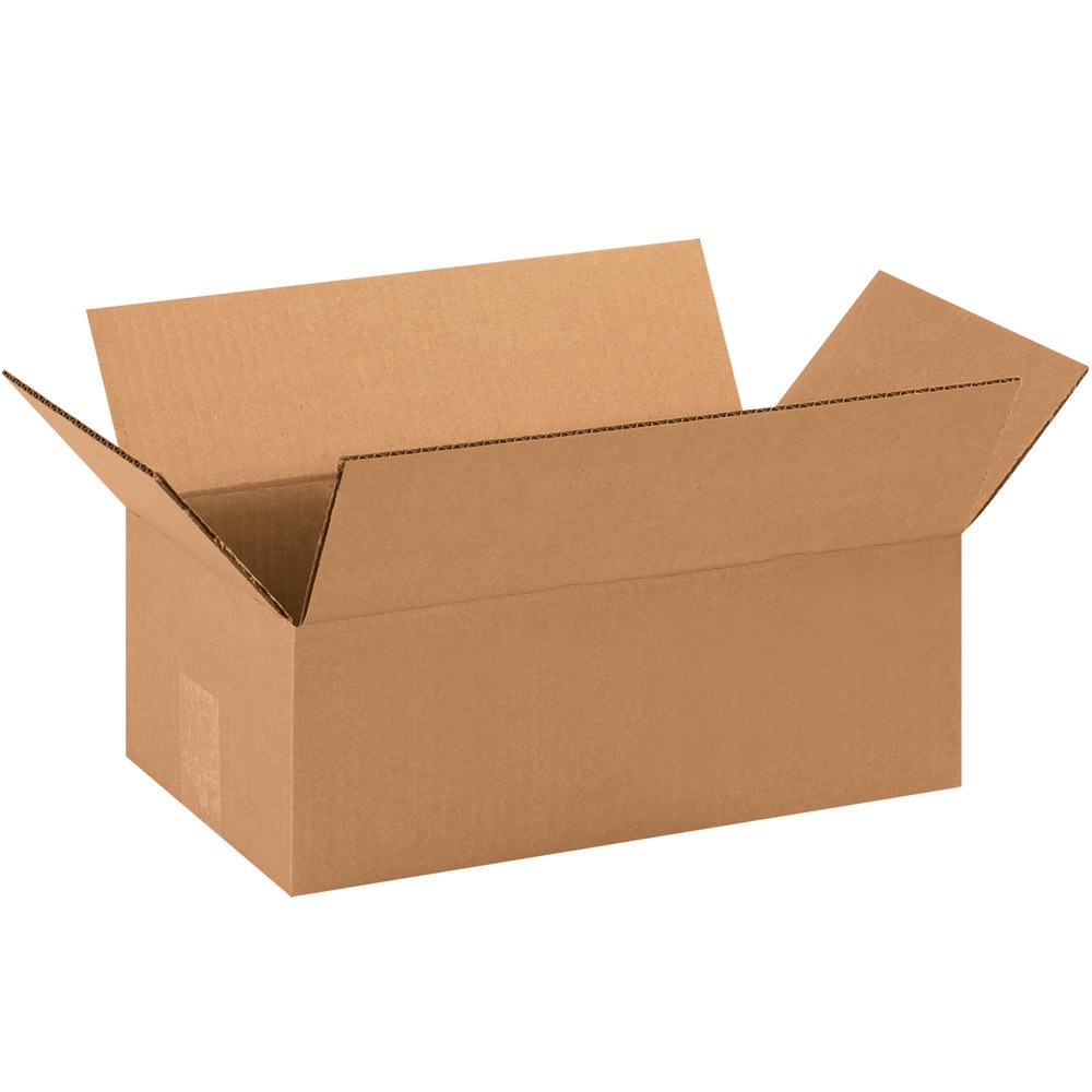 Partners Brand Corrugated Boxes, 5inH x 8inW x 14inD, 15% Recycled, Kraft, Bundle Of 25 MPN:1485