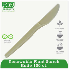 Eco-Products® EP-S001PK Knife Plantstarch (PSM) Cream 50/Pack EP-S001PK