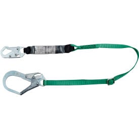 V-Series® 10190398 Standard Single-Leg Adjustable Lanyard6'36Cl LG SnaphooksLT Weight Worker 10190398