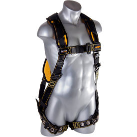 Guardian Cyclone Harness Pass-Through Chest Tongue Buckle Legs Back D-Ring S 130-318 lbs Cap. 21052