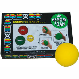 CanDo® Memory Foam Squeeze Ball 2.5