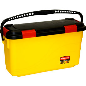 Rubbermaid® Commercial HYGEN™ HYGEN Charging Bucket 6.8 gal Yellow FGQ95088 YEL