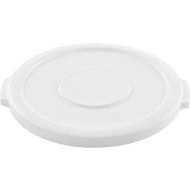 GoVets™ Plastic Trash Can Lid - 10 Gallon White 457WH240