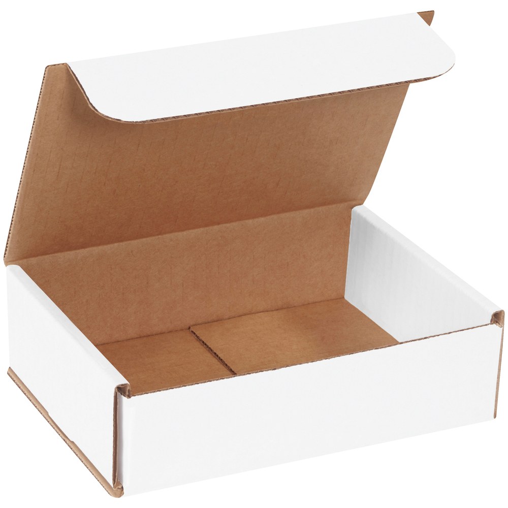 Partners Brand Corrugated Mailers 7in x 5in x 2in, White, Bundle of 50 MPN:M752