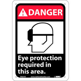 Graphic Signs - Danger Eye Protection Required - Plastic 7