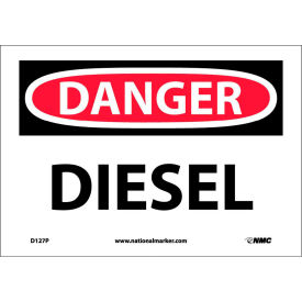 NMC D127P OSHA Sign Danger Diesel 7
