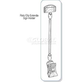 Roto Clip Extenda Sign Holder 7-1/2