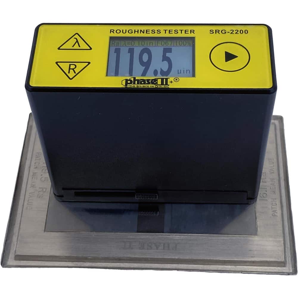 Surface Roughness Gages, Roughness Parameter Type: Ra, Rz, Rt, Rq , Stylus Tip Radius: 196.85035in , Analysis Graph: No , Ra Measurement Minimum: 19.68505in  MPN:SRG-2200