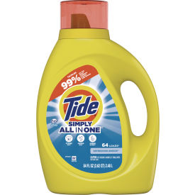 Tide® Simply Clean and Fresh Laundry Detergent Refreshing Breeze 64 Loads 84 oz Bottle 4/CT 13143