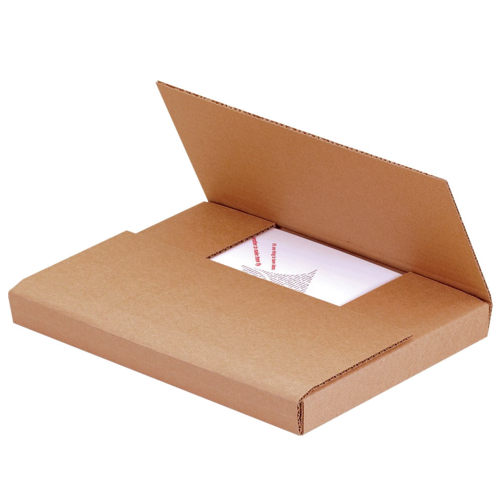 Partners Brand Easy Fold Mailers, 12in x 10 1/2in x 2in, Kraft, Pack Of 50 MPN:M12102BFK