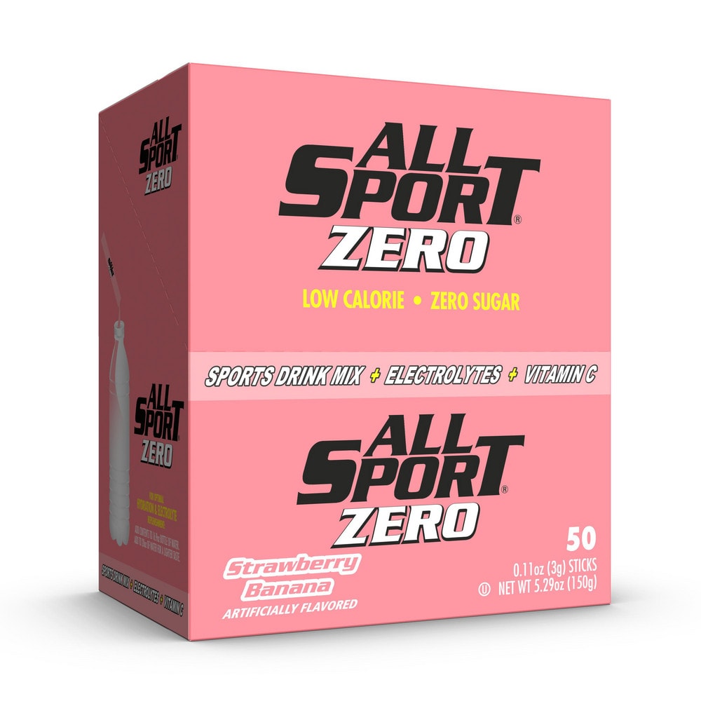 Activity & Sport Drinks; Drink Type: Activity Drink ; Form: Powder ; Container Yields (oz.): 16.90 ; Flavor: Strawberry Banana ; Container Type: Pouch; Packet ; Sugar Content: Sugar Free MPN:10122526 - Pkg Qty 500