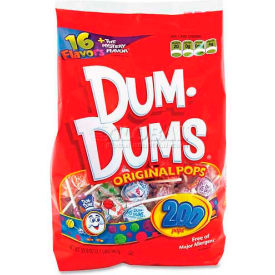 Dum Dum Original Pops Candy Assorted Flavors 33.9 oz. 200/Bag SPA71