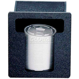 Vollrath® FML-1 - Lid Holder In-Counter 1 Column Black 7-1/4
