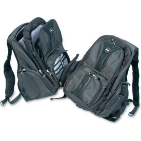 Kensington® Contour Laptop Backpack Nylon 15 3/4 x 9 x 19 1/2 Black 62238