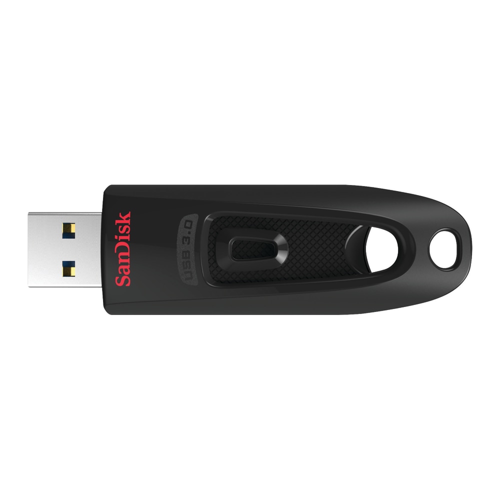SanDisk Ultra USB 3.0 Flash Drive, 128GB, Black (Min Order Qty 5) MPN:SDCZ48-128G-A46