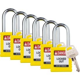 Brady® Safety Lockout Padlock Keyed Different 1-1/2