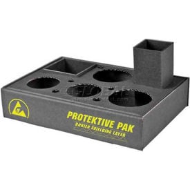 Protektive Pak 47555 ESD Workstation Organizer Corrugated Compact 11-1/4