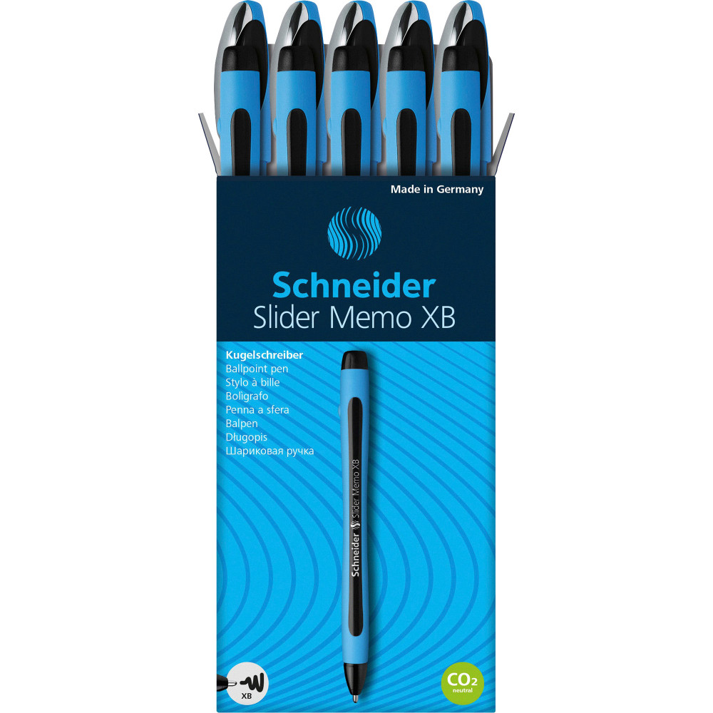 Schneider Slider Memo XB Ballpoint Pens - Extra Broad - 1.4 mm Pen Point Size - Bullet Pen Point Style - RED150201 MPN:RED150201