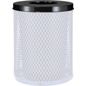 GoVets™ Steel Flat Lid For 24 Gallon Trash Can Black CP779260
