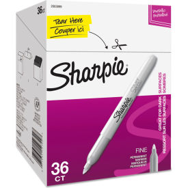 Sharpie® Metallic Permanent Markers - Office Pack Fine Metallic Silver 36/PK 2003899
