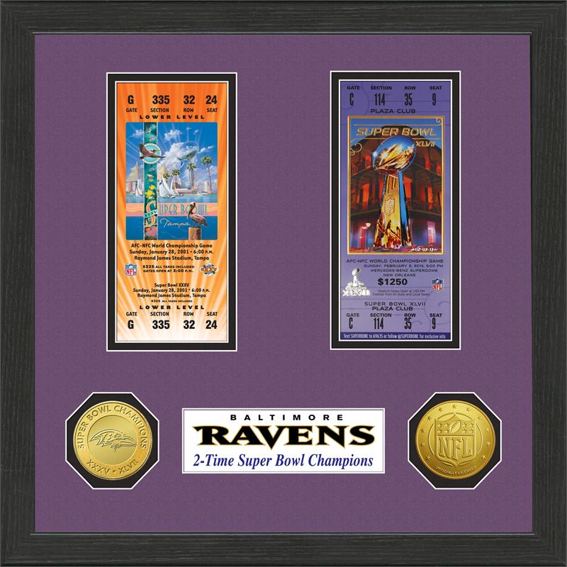 Baltimore Ravens  SB Championship Ticket Collection MPN:BRSB2TK