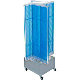 Global Approved 700445-BLU Pinwheel Pegboard Display 13.5