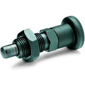 Indexing Plunger Multi Pin w/ Knob Lock Nut Black 1.40x5.60lbs Pressure 1/2-13 Thread .24x.35