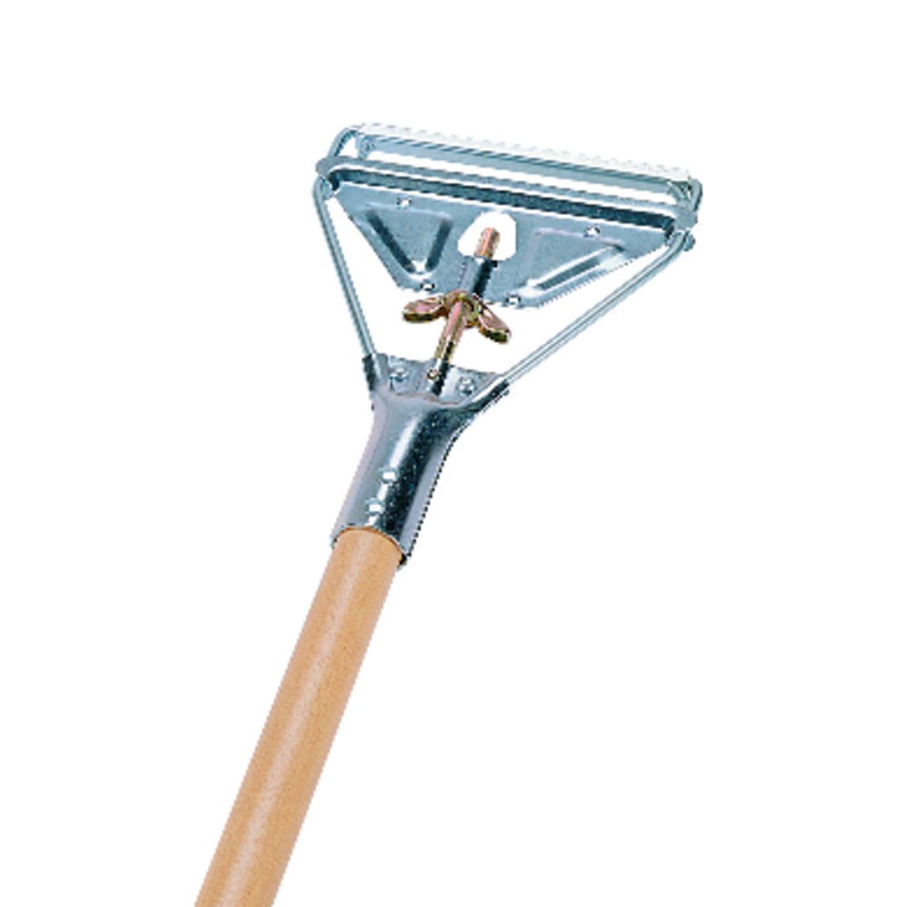 Rubbermaid Invader Wet Mop Handle, 60in, Wood MPN:FGH51600 0000