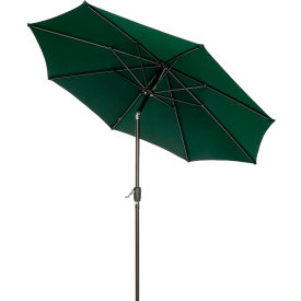 GoVets™ Outdoor Umbrella with Tilt Mechanism Olefin Fabric 8-1/2'W Green 329695