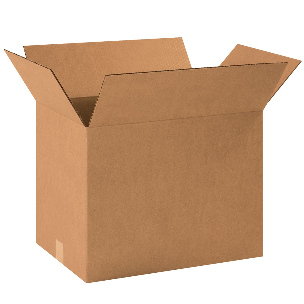Partners Brand Corrugated Boxes, 18 1/2in x 12 1/2in x 14in, Kraft, Pack Of 20 MPN:181214