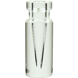Wheaton 0.1ML Borosilicate Glass V-Vials Clear Crimp Finish No Caps Case of 12 W986211NG