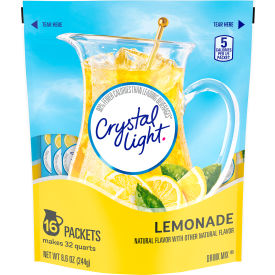 Crystal Light Drink Mix Pitcher Packs Lemonade 16 Count 22000552