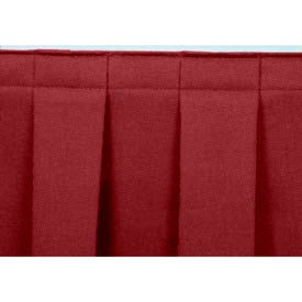 4'L Box-Pleat Skirting for 8