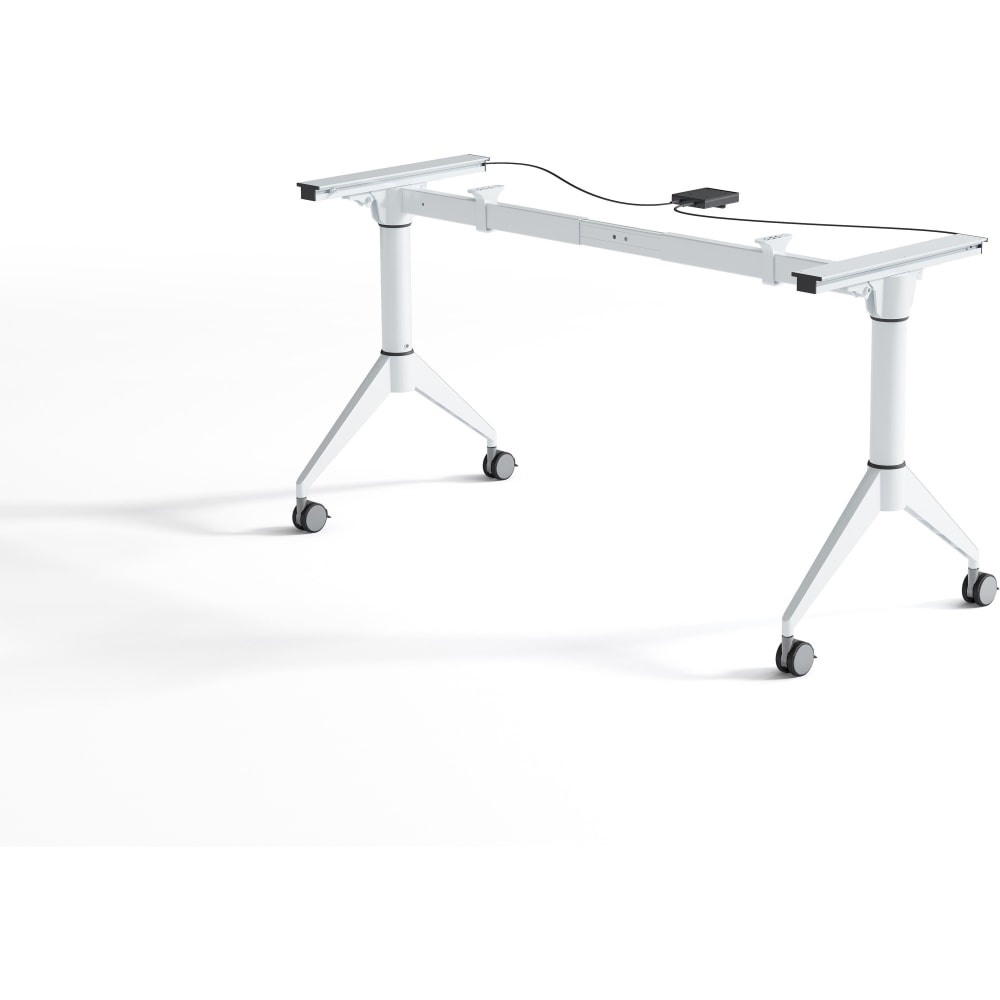 Lorell Training Table Base, White Folding Base, 2 Legs, 29.50inH, Assembly Required MPN:60739