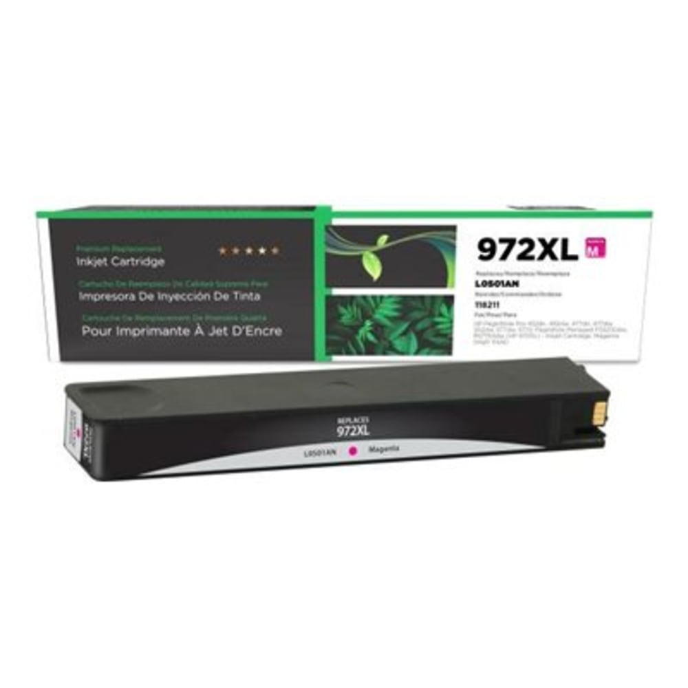 Clover Imaging Group Remanufactured Magenta High-Yield Ink Cartridge Replacement For HP 972XL, L0S01AN MPN:118211